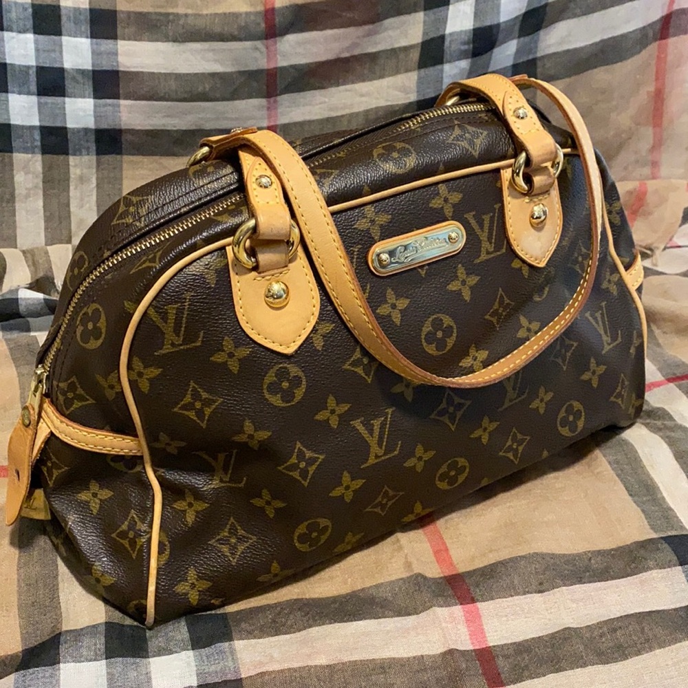 Authentic Louis Vuitton Montorgueil monogram